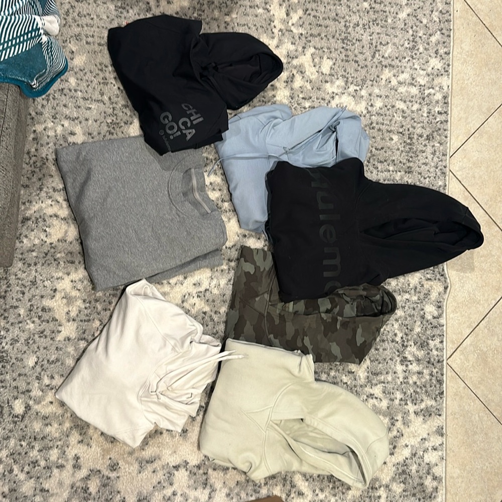 Various Lululemon Hoodies